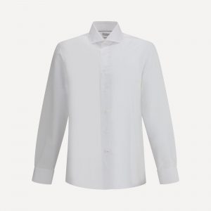 Camicia in cotone e lino