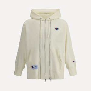 Felpa con cappuccio con doppia cerniera