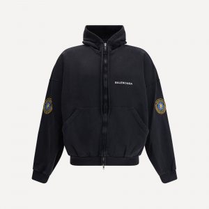 Felpa con Cappuccio logata